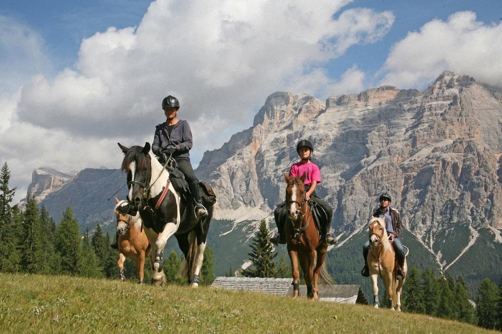 Dolomites Apartments Ciasa Vally San Cassiano  Bagian luar foto
